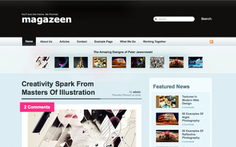 http://wpwebhost.com/pros-and-cons-of-magazine-style-theme/