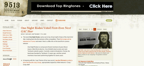 Music Articles
