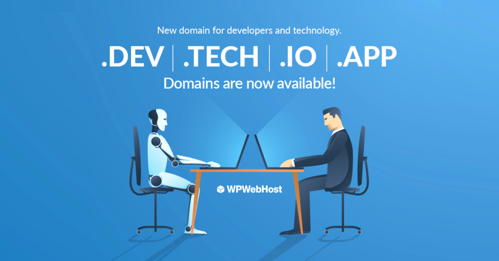 new domain extensions for developers