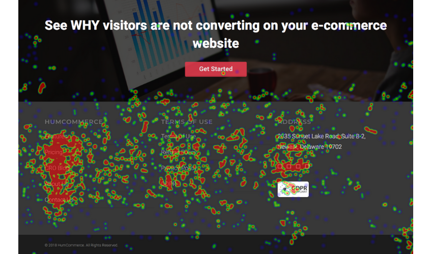 HumCommerce move heatmap