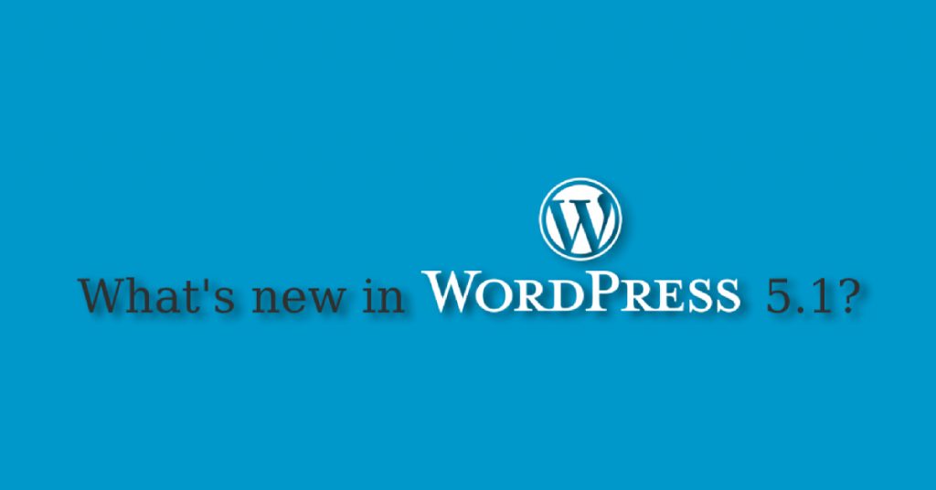 wordpress 5.1