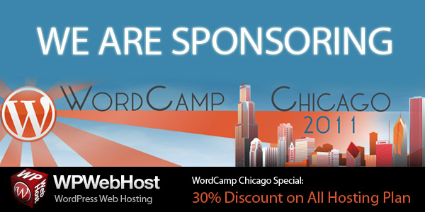 We are sponsoring WordCamp Chicago 2011