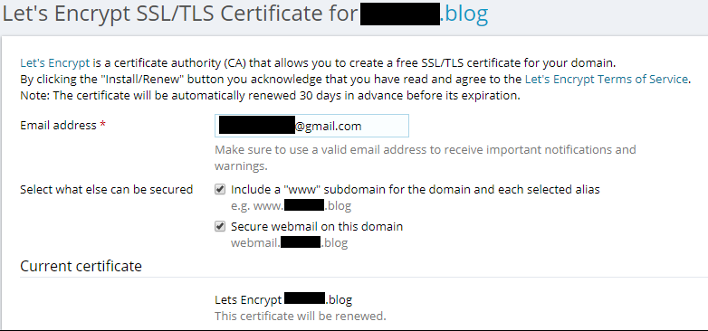 lets encrypt